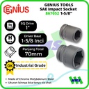 Mata Sok SAE Impact Sockets 1" 6pt. 1-5/8" inci 867052 GENIUS
