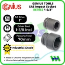 Mata Sok SAE Impact Sockets 1" 6pt. 1-5/8" inci 867052 GENIUS