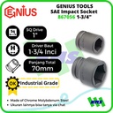 Mata Sok SAE Impact Sockets 1" 6pt. 1-3/4" inci 867056 GENIUS