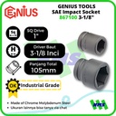 Mata Sok SAE Impact Sockets 1" 6pt. 3-1/8" inci 867100 GENIUS