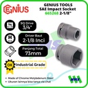 Mata Sok SAE Impact Sockets 3/4" 6pt. 2-1/8" inci 665268 GENIUS