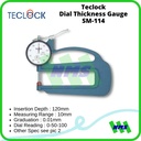 Teclock SM-114 Dial Thickness Gauge 10mm Alat Ukur Ketebalan