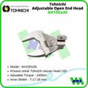 Tohnichi AH15Dx26 Adjustable Open End Head For 15D Head