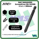 Mata Obeng Plus Philips Screwdriver Bit +3 x L300mm NAC 3S3300 (10pcs)