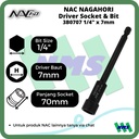 Driver Socket 7mm x L70mm Nagahori NAC 3B0707