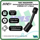 Impact Socket Universal Ext Mata Sok Hitam 1/2 x 19mm NAC 419EU20