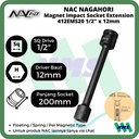 Impact Socket Ext Mata Sok Hitam 1/2 x 12mm Nagahori NAC 412EMS20