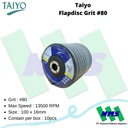 Amplas Susun Flapdisc Grit 80 Taiyo Flap Disc #80
