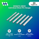 Niigata Seiki Individual Steel Pin Gauge [Ukuran Via Chat - Indent]