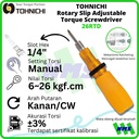 Obeng Torsi TOHNICHI 26RTD 6 - 26 Kgfcm Rotary Slip Torque Screwdriver