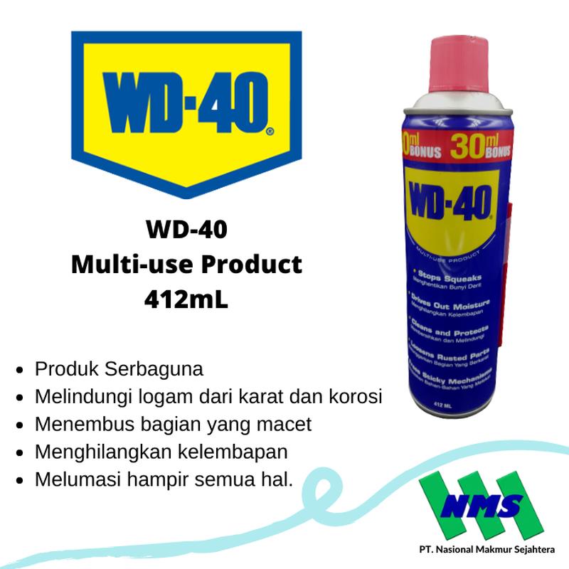 WD-40 Multi-use Product 412mL Pelumas Serbaguna WD40 WD 40