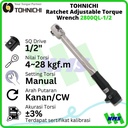 Kunci Torsi TOHNICHI 2800QL-1/2 400-2800 kgf.cm Torque Wrench