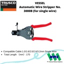 TRUSCO 124-4388 VESSEL Automatic Wire Stripper No 3000B Pengupas Kabel
