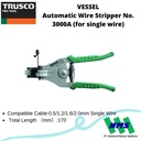 TRUSCO 124-4370 VESSEL Automatic Wire Stripper No 3000A Pengupas Kabel