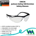 TRUSCO 436-1024 CRECIA Jackson Safety V20 Envision Glasses Kacamata