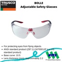 Kaca Mata Safety Glasses Adjustable TRUSCO 772-5035 BOLLE 1670001JP