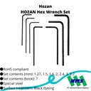 TRUSCO 370-8489 HOZAN Hex Wrench Set W-91