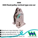 TRUSCO 390-1220 HHH Stainless steel fixed pulley Vertical VS50
