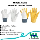 TRUSCO 819-2539 Cow Grain Leather Gloves 2