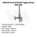 KAKUTA Vertical Handle Toggle Clamps KAK 46A