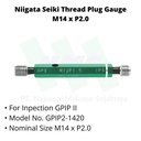 Niigata Seiki Thread Plug Gauge M14xP2.0