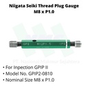 Niigata Seiki Thread Plug Gauge M8xP1.0