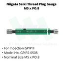 Niigata Seiki Thread Plug Gauge M5xP0.8