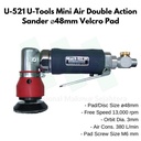 U-521 U-Tools Mini Air Double Action Sander ⌀48mm Velcro Pad