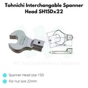 Tohnichi Interchangable Spanner Head SH15Dx22