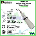 Obeng Torsi LTD260CN 60-260 cNm TOHNICHI Adjustable Torque Screwdriver