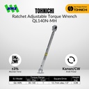 Kunci Torsi QL140N-MH 1/2" 30 -140 Nm TOHNICHI Torque Wrench