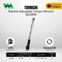 Kunci Torsi QL200N 1/2" 40 - 200Nm TOHNICHI Torque Wrench