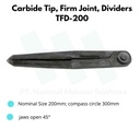 Niigata Seiki Carbide Tip, Firm Joint, Dividers TFD-200