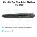 Niigata Seiki Carbide Tip, Firm Joint, Dividers TFD-200