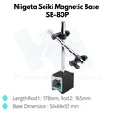 Niigata Seiki Magnetic Base SB-80P Stand Magnet Dial Gauge Indicator