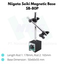 Niigata Seiki Magnetic Base SB-80P Stand Magnet Dial Gauge Indicator