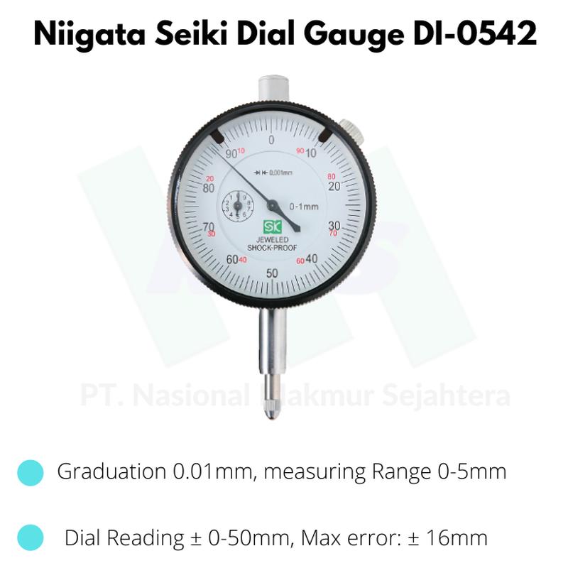 Niigata Seiki Dial Gauge DI-0542