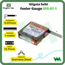 Feeler gauge stainless steel SFG-07-1 (0,07mm x 1 m)
