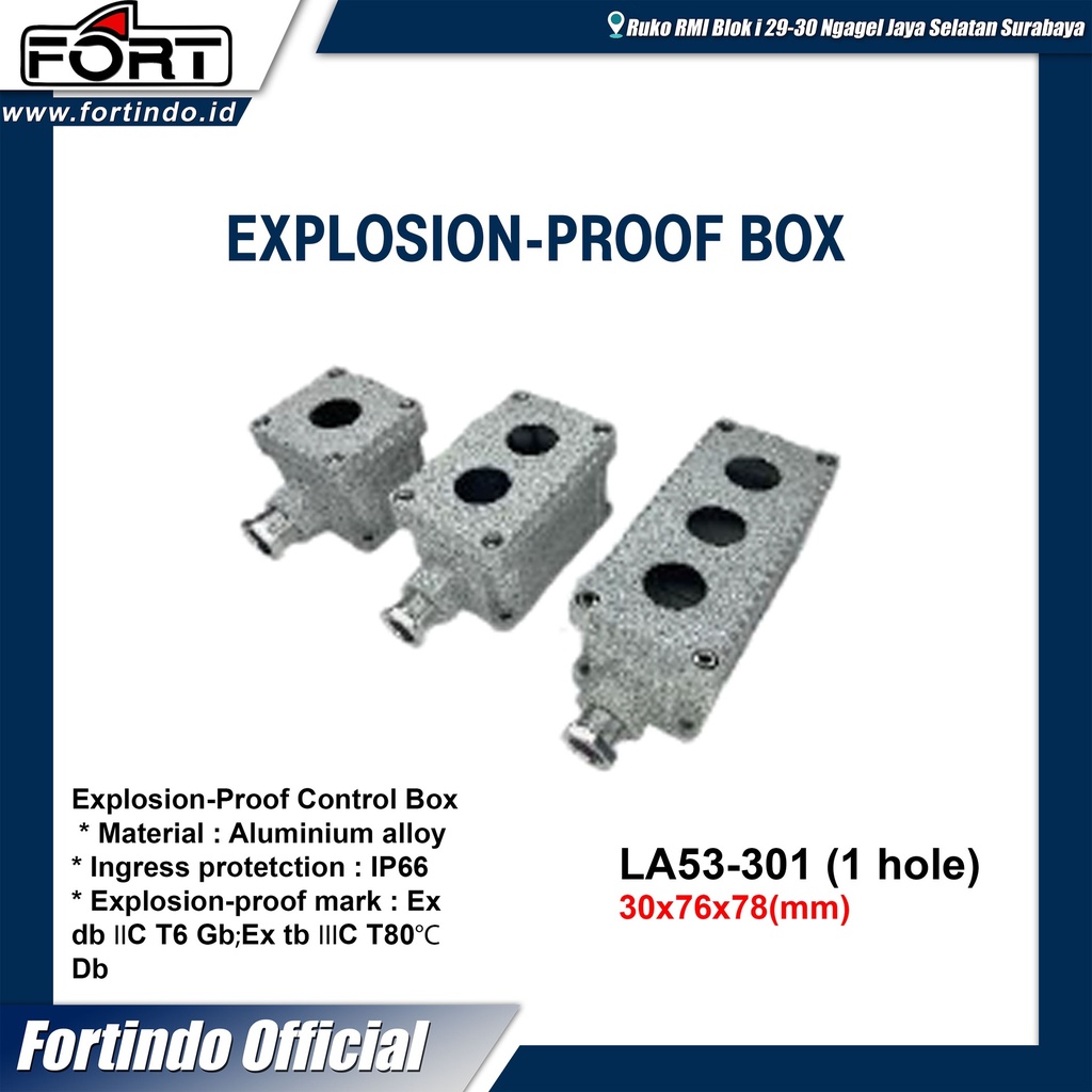 Explosion-Proof Control Box LA53-301 (1 hole) MERK FORT