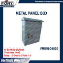 Metal Panel Box Indoor FMBO605020 IP55 Merk FORT