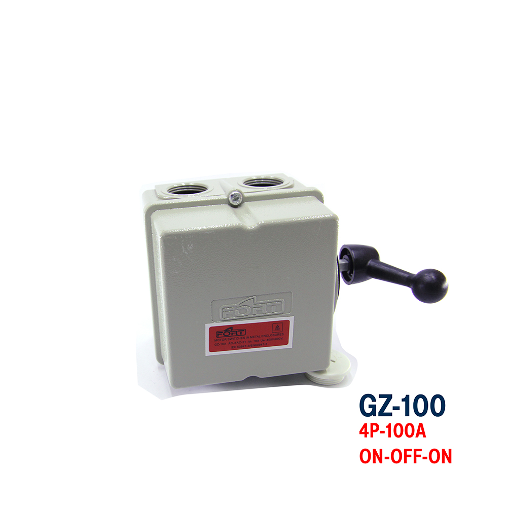 Cam Switch GZ-100 4 Pole 100A Ohm Saklar Stater PLN GENSET ON-OFF FORT