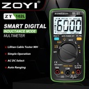 ZOYI ZT102L Digital Multitester Multimeter Industors Lengkap Kapasitor