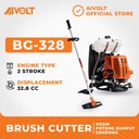 Mesin Potong Rumput Gendong 2-Tak Aivolt Brush Cutter BG-328 Teknologi Jerman Kualitas Jepang