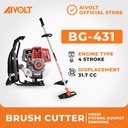 Mesin Potong Rumput Gendong 4-Tak Aivolt Brush Cutter BG-431 Teknologi Jerman Kualitas Jepang