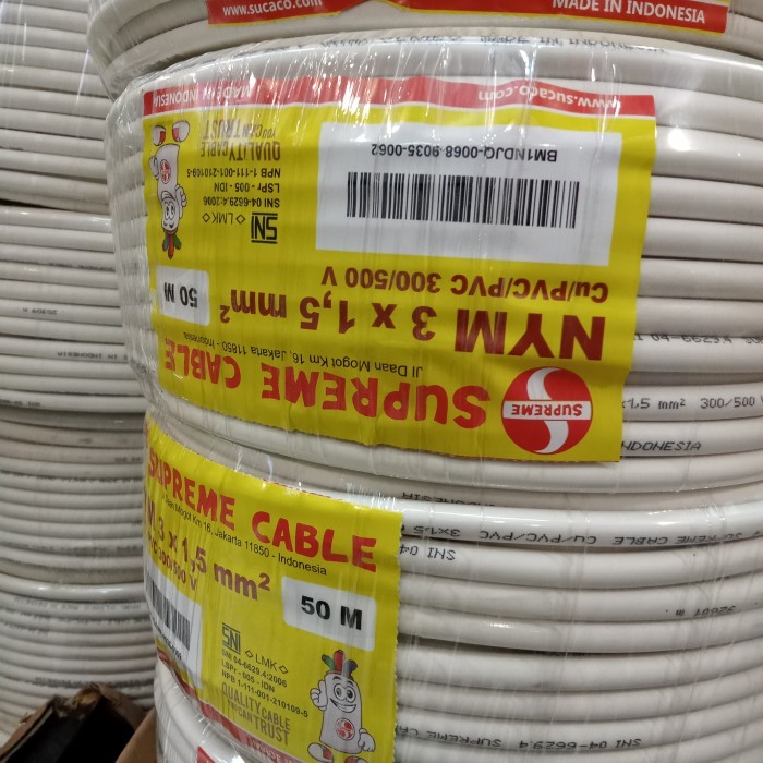 KABEL SUPREME NYM 3x1.5mm (1 roll = 50 meter)