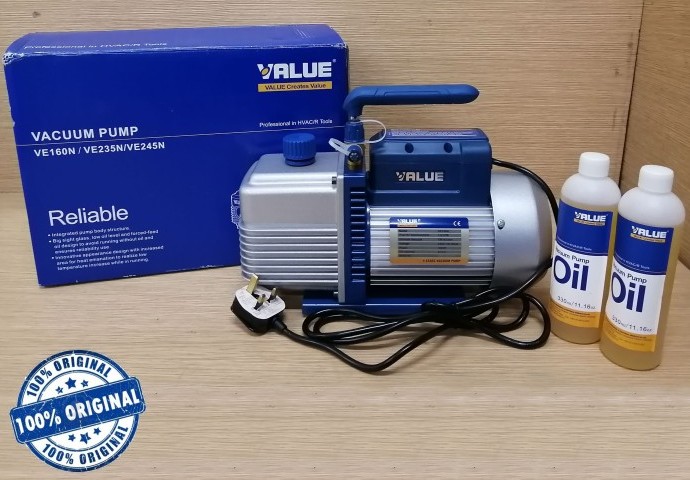 VALUE Vacuum Pump / Pompa Vakum Refrigerant VE160N 1/2 HP