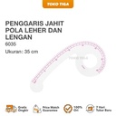 Penggaris Jahit/Menjahit - Penggaris Pola Baju Lengkung 35 cm - 6035