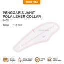 Penggaris Jahit/Menjahit - Penggaris Pola Lengkung Lengan 45 cm - 6405