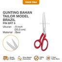 Gunting Potong Bahan Kain Tailor Model Brazil PIN 8 inch (BRT-8)