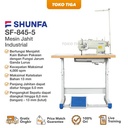 Mesin Jahit Industrial Jarum 2 SHUNFA SF-845-5 / SF845-5 LR/LH Matic/ Twin Split Needles
